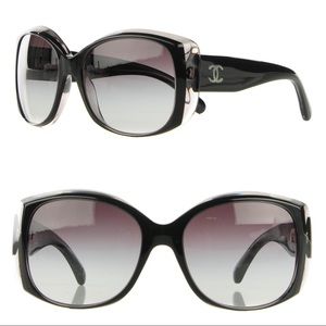 Chanel Black Transparent Sunglasses